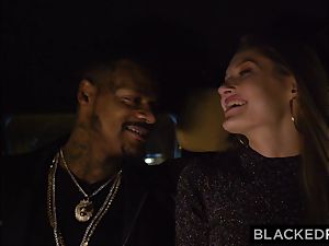 BLACKEDRAW super Model wiggles With excitement For big black cock
